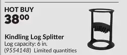 Princess Auto Kindling Log Splitter offer