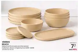 Stokes BEACH Melamine Dinnerware and Serveware Collection offer