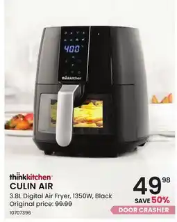 Stokes CULIN AIR 3.8L Digital Air Fryer offer