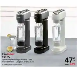 Stokes RETRO Sparkling Beverage Makers offer