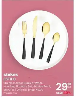 Stokes ESTILO Stainless Steel offer