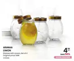 Stokes LIMON Glasses with covers offer