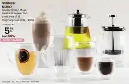 Stokes NUVO Double Walled Mugs offer