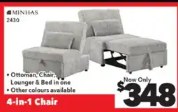 Surplus Furniture Single Grey 4-in-1 Chair offer