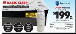 Surplus Furniture Basic Sleep Queen Mattress Set offer