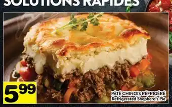 Supermarché PA PÂTE CHINOIS RÉFRIGÉRÉ | Refrigerated Shepherd's Pie offer