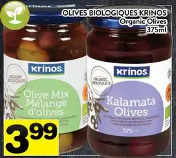 Supermarché PA OLIVES BIOLOGIQUES KRINOS | Organic Olives offer