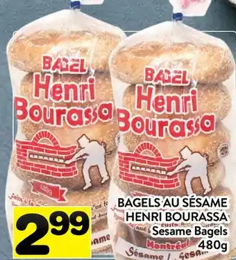 Supermarché PA BAGELS AU SÉSAME HENRI BOURASSA | Sesame Bagels offer
