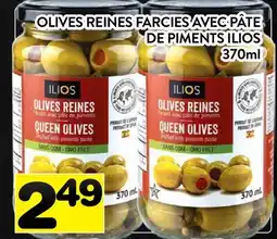 Supermarché PA OLIVES REINES FARCIES AVEC PÂTE DE PIMENTS ILIOS offer