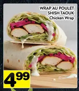 Supermarché PA WRAP AU POULET SHISH TAOUK | Chicken Wrap offer