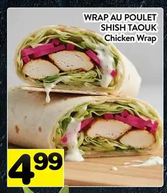 Supermarché PA WRAP AU POULET SHISH TAOUK | Chicken Wrap offer