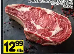 Supermarché PA BIFTECK D'ENTRECÔTE DE BOEUF FRAIS | Fresh Beef Rib Steak offer