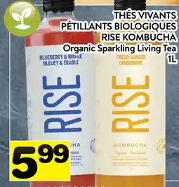 Supermarché PA THÉS VIVANTS PÉTILLANTS BIOLOGIQUES RISE KOMBUCHA | Organic Sparkling Living Tea offer