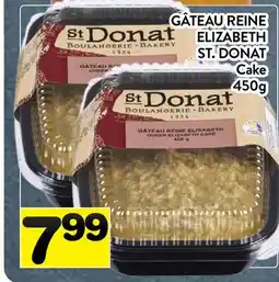Supermarché PA GÂTEAU REINE ELIZABETH ST. DONAT | Cake offer