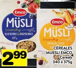 Supermarché PA CÉRÉALES MUESLI EMCO | Cereals offer