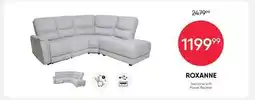 Meubles RD Roxanne - Sectional with Power Recliner - Grey offer