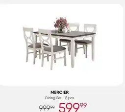 Meubles RD Mercier - Table with 4 chairs offer