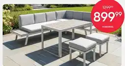Meubles RD Honduras - Outdoor Steel Sectional with Dining Table and 2 Stools offer