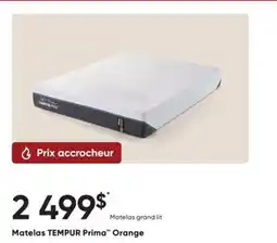 Dormez Vous Matelas TEMPUR Prima Orange offer