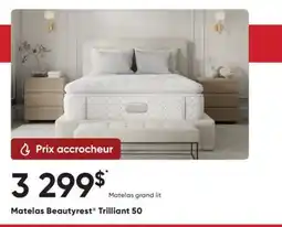 Dormez Vous Matelas Beautyrest Trilliant 50 offer