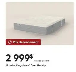 Dormez Vous Matelas Kingsdown Duet Gatsby offer