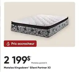 Dormez Vous Matelas Kingsdown Silent Partner X3 offer