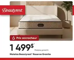 Dormez Vous Matelas Beautyrest Reserve Granite offer