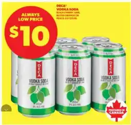 Real Canadian Liquorstore DECA Vodka Soda offer