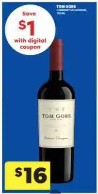 Real Canadian Liquorstore Tom Gore Cabernet Sauvignon offer