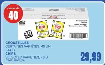 Wholesale Club CROUSTILLES, 40 UN offer
