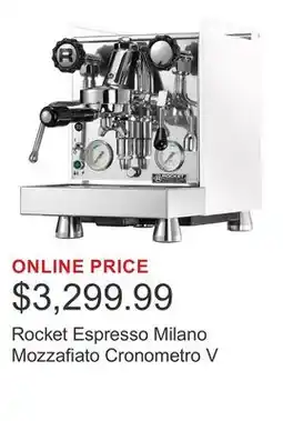 Costco Rocket Espresso Milano Mozzafiato Cronometro V offer