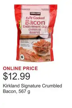 Costco Kirkland Signature Crumbled Bacon offer