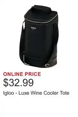 Costco Igloo - Luxe Wine Cooler Tote offer