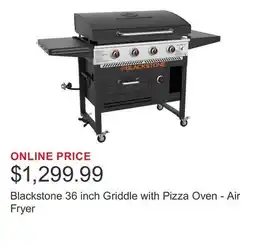 Costco Blackstone 36 inch Griddle with Pizza Oven - Air Fryer offer