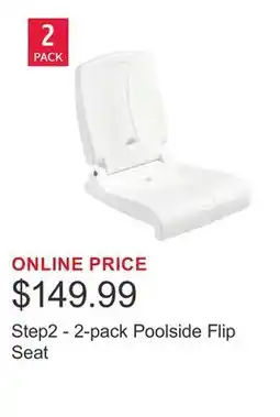 Costco Step2 - 2-pack Poolside Flip Seat offer