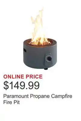 Costco Paramount Propane Campfire Fire Pit offer