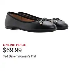 Costco Ted Baker Women's Flat offer