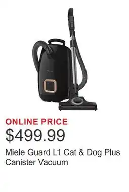 Costco Miele Guard L1 Cat & Dog Plus Canister Vacuum offer