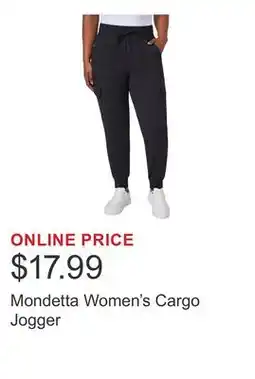 Costco Mondetta Women's Cargo Jogger offer