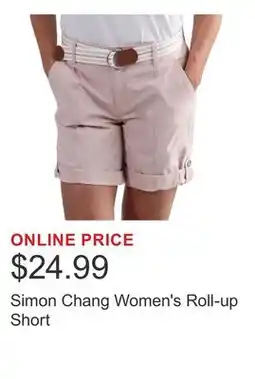 Costco Simon Chang Women's Roll-up Short offer
