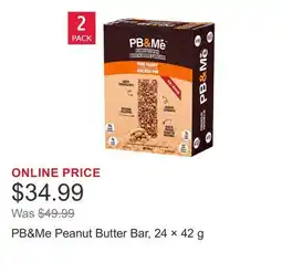 Costco PB&Me Peanut Butter Bar, 24 × offer