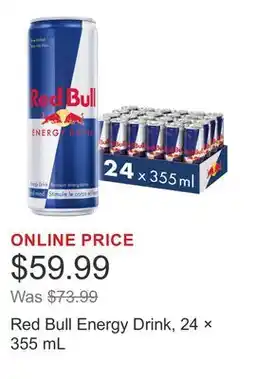 Costco Red Bull Energy Drink, 24 × offer