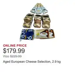 Costco Aged European Cheese Selection offer