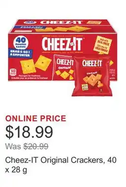 Costco Cheez-IT Original Crackers offer