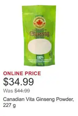 Costco Canadian Vita Ginseng Powder offer