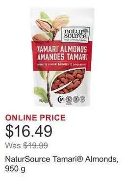 Costco NaturSource Tamari Almonds offer