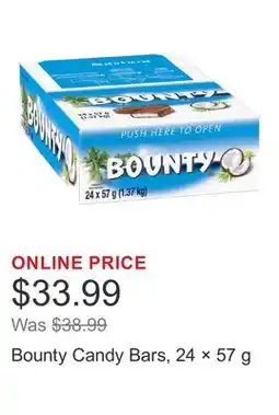 Costco Bounty Candy Bars, 24 × offer