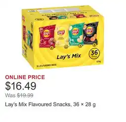 Costco Lay's Mix Flavoured Snacks, 36 × offer