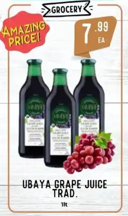 Tavora Foods Ubaya grape juice trad. offer