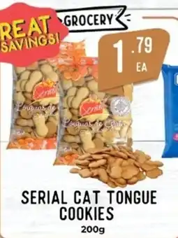 Tavora Foods Serial cat tongue cookies offer
